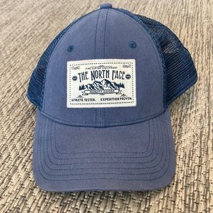 North Face Blue SnapBack Trucker Hat